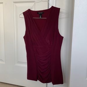 White House Black Market plum top